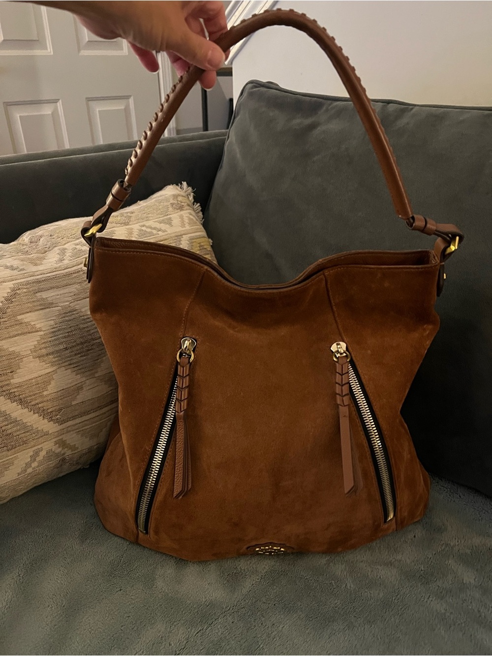 OrYany Brown Suede bag